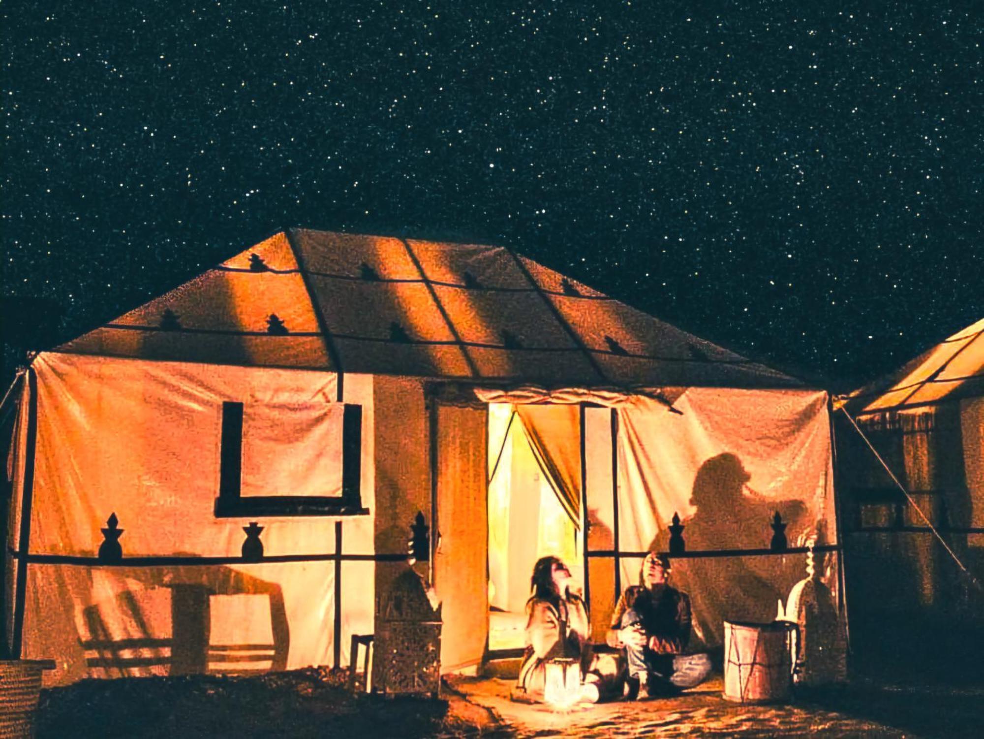 Отель Sahara Deluxe Camp Мерзуга Экстерьер фото